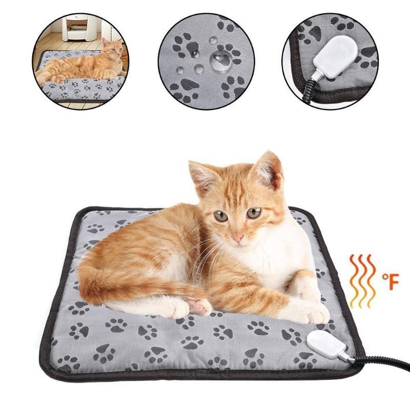 Electric pet heating pad for indoor use