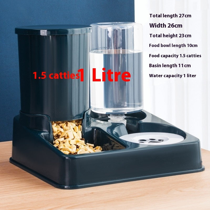 SWEEPET 2-in-1 cat feeding and drinking station